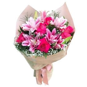 thumb-buque-com-lirios-e-rosas-cor-de-rosa-0